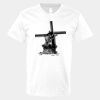 V-Neck Heavy Cotton 100% T-Shirt Thumbnail
