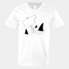 V-Neck Heavy Cotton 100% T-Shirt Thumbnail
