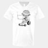 V-Neck Heavy Cotton 100% T-Shirt Thumbnail