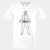 V-Neck Heavy Cotton 100% T-Shirt Thumbnail