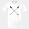 V-Neck Heavy Cotton 100% T-Shirt Thumbnail