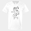 V-Neck Heavy Cotton 100% T-Shirt Thumbnail