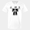 V-Neck Heavy Cotton 100% T-Shirt Thumbnail
