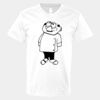 V-Neck Heavy Cotton 100% T-Shirt Thumbnail