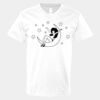 V-Neck Heavy Cotton 100% T-Shirt Thumbnail