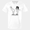 V-Neck Heavy Cotton 100% T-Shirt Thumbnail