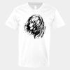 V-Neck Heavy Cotton 100% T-Shirt Thumbnail