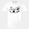 V-Neck Heavy Cotton 100% T-Shirt Thumbnail