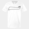 V-Neck Heavy Cotton 100% T-Shirt Thumbnail