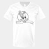 V-Neck Heavy Cotton 100% T-Shirt Thumbnail