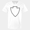 V-Neck Heavy Cotton 100% T-Shirt Thumbnail