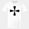 V-Neck Heavy Cotton 100% T-Shirt Thumbnail