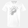 V-Neck Heavy Cotton 100% T-Shirt Thumbnail
