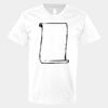 V-Neck Heavy Cotton 100% T-Shirt Thumbnail