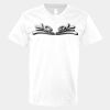 V-Neck Heavy Cotton 100% T-Shirt Thumbnail