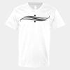 V-Neck Heavy Cotton 100% T-Shirt Thumbnail