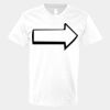 V-Neck Heavy Cotton 100% T-Shirt Thumbnail
