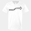 V-Neck Heavy Cotton 100% T-Shirt Thumbnail