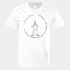 V-Neck Heavy Cotton 100% T-Shirt Thumbnail