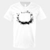 V-Neck Heavy Cotton 100% T-Shirt Thumbnail