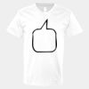 V-Neck Heavy Cotton 100% T-Shirt Thumbnail