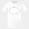 V-Neck Heavy Cotton 100% T-Shirt Thumbnail
