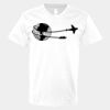 V-Neck Heavy Cotton 100% T-Shirt Thumbnail