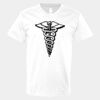 V-Neck Heavy Cotton 100% T-Shirt Thumbnail