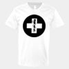V-Neck Heavy Cotton 100% T-Shirt Thumbnail