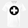 V-Neck Heavy Cotton 100% T-Shirt Thumbnail