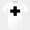 V-Neck Heavy Cotton 100% T-Shirt Thumbnail