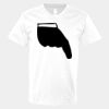 V-Neck Heavy Cotton 100% T-Shirt Thumbnail