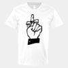 V-Neck Heavy Cotton 100% T-Shirt Thumbnail