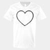 V-Neck Heavy Cotton 100% T-Shirt Thumbnail