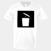 V-Neck Heavy Cotton 100% T-Shirt Thumbnail