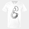 V-Neck Heavy Cotton 100% T-Shirt Thumbnail