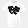 V-Neck Heavy Cotton 100% T-Shirt Thumbnail