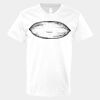 V-Neck Heavy Cotton 100% T-Shirt Thumbnail