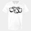 V-Neck Heavy Cotton 100% T-Shirt Thumbnail