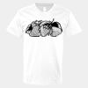 V-Neck Heavy Cotton 100% T-Shirt Thumbnail