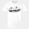 V-Neck Heavy Cotton 100% T-Shirt Thumbnail