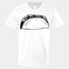 V-Neck Heavy Cotton 100% T-Shirt Thumbnail