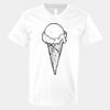 V-Neck Heavy Cotton 100% T-Shirt Thumbnail