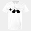 V-Neck Heavy Cotton 100% T-Shirt Thumbnail