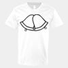 V-Neck Heavy Cotton 100% T-Shirt Thumbnail