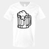 V-Neck Heavy Cotton 100% T-Shirt Thumbnail