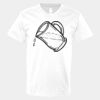 V-Neck Heavy Cotton 100% T-Shirt Thumbnail