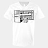 V-Neck Heavy Cotton 100% T-Shirt Thumbnail