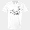 V-Neck Heavy Cotton 100% T-Shirt Thumbnail