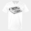 V-Neck Heavy Cotton 100% T-Shirt Thumbnail